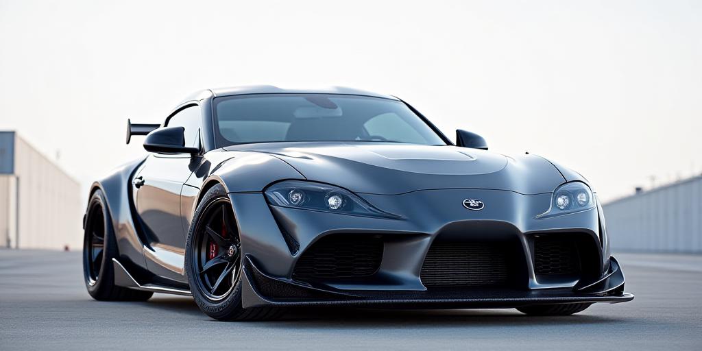 フルエアロキット装着車、流線型のデザイン